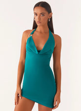 Worth It Mini Dress - Blue